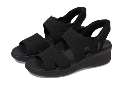 Skechers Pier-Lite – Slip On by - Hands Free Slip-Ins Black/Black 7 B (M)