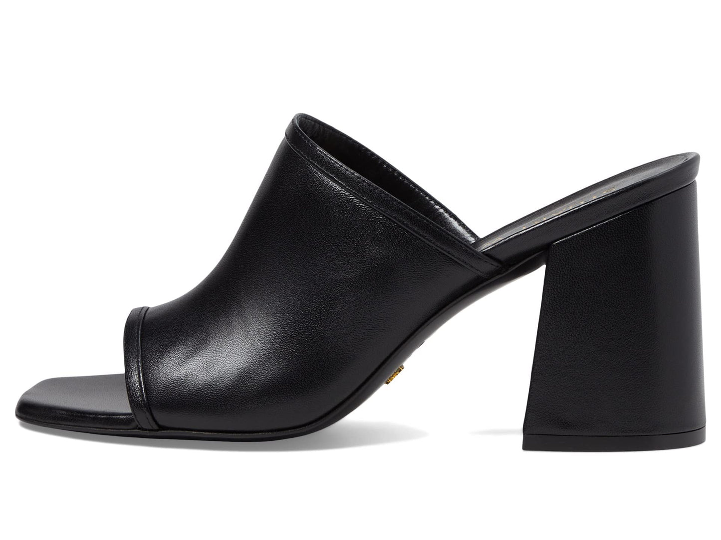 Stuart Weitzman Cayman 85 Block Slide Black 6.5 B