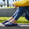 OOFOS OOahh Unisex Sandal, 12 D(M) US, Navy