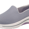 Skechers Women's Go Walk Arch Fit - Grateful, Gray/Lavender, 10