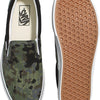 Vans - Unisex Classic Slip-On Shoes, Color Green/Multi, Size: 5.5 D(M) US Mens / 7 B(M) US Womens