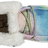 HEYDUDE Girl's Britt Toddler Rainbow Dreamer Size 8 | Girl's Shoes | Girl's Lace Up Boots | Comfortable & Light-Weight