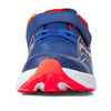 Saucony Kinvara 13 JR Running Shoe, Saphire/RED, 6 Wide US Unisex Little_Kid