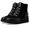 Cole Haan Women's Zerogrand City Wedge Hiker Ankle Boot, Black/Black Waterproof, 8 Wide