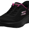 Skechers Women's Slip-Ins: Go Walk Flex - Grand Entry Shoes, Black/Hot Pink, 10 M