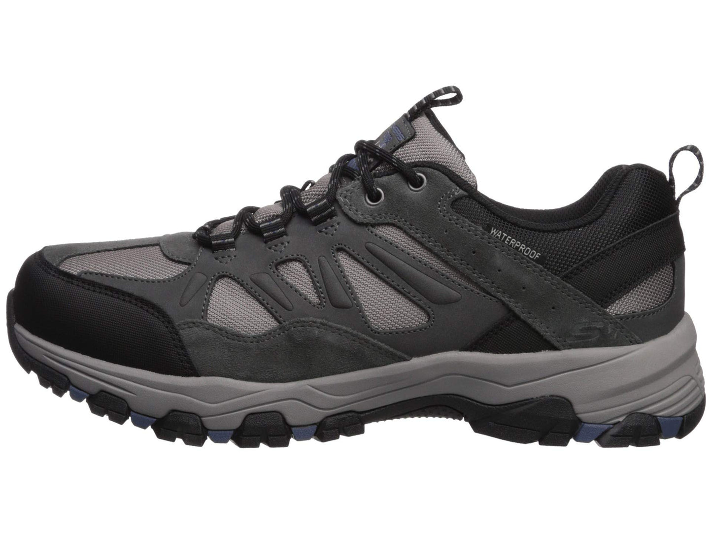 Skechers Men's Selmen-enago Trail Oxford, Grey, 7.5