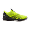 Wilson Men's Hurakn Team Tennis Shoe, Safety Yelllow Black, 12