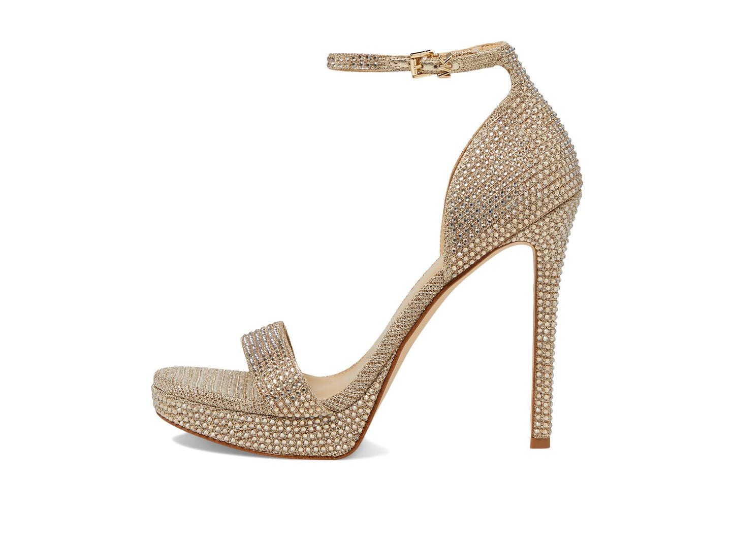 Michael Kors Jordyn Platform Sandal Silver 8 M