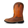 Wolverine Men's Rancher DuraShocks CarbonMax Wellington Western Boot, Yellow/Orange, 10