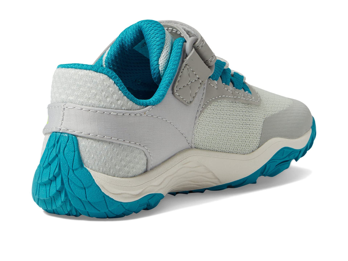 Merrell Trail Glove 7 A/C (Little Kid/Big Kid) Grey/Blue/Lime 6 Big Kid M