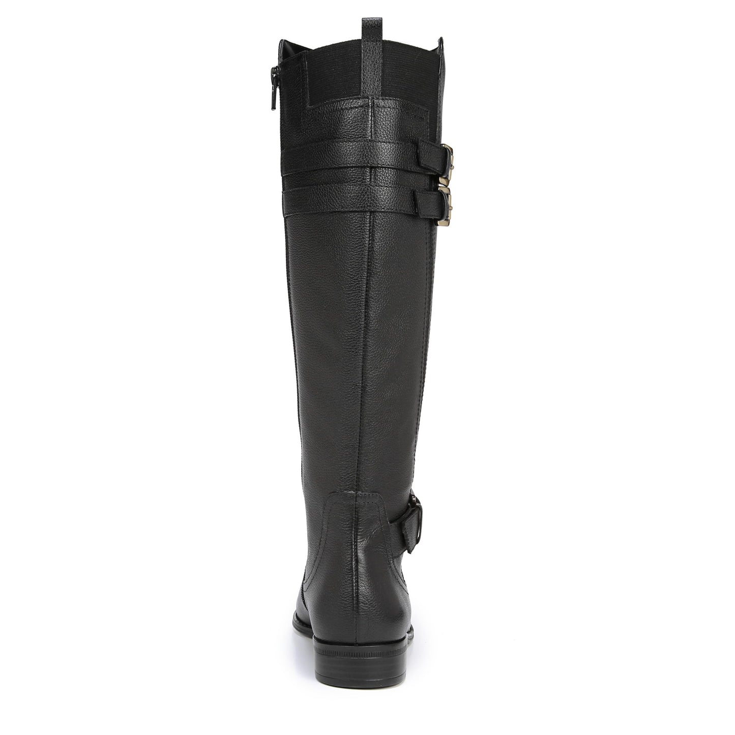 Naturalizer Womens Jessie Knee High Buckle Detail Riding Boots Black Leather 12 W