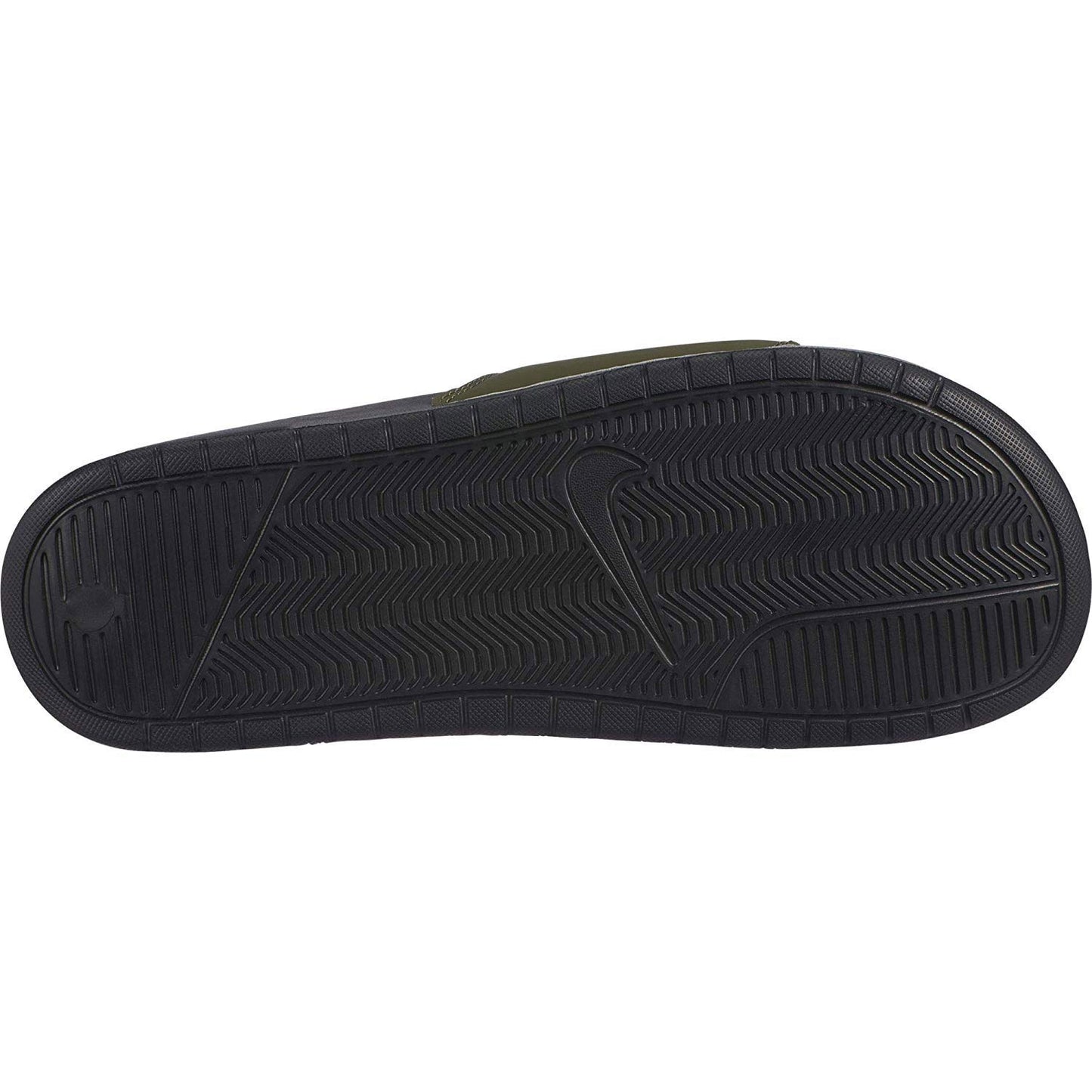 Nike Men's Benassi Just Do It Athletic Sandal, Cargo Khaki/Black, 13