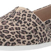 Skechers Women's Bobs Plush - Hot Spotted Ballet Flat Slip-On, Leopard, 6.5 W US
