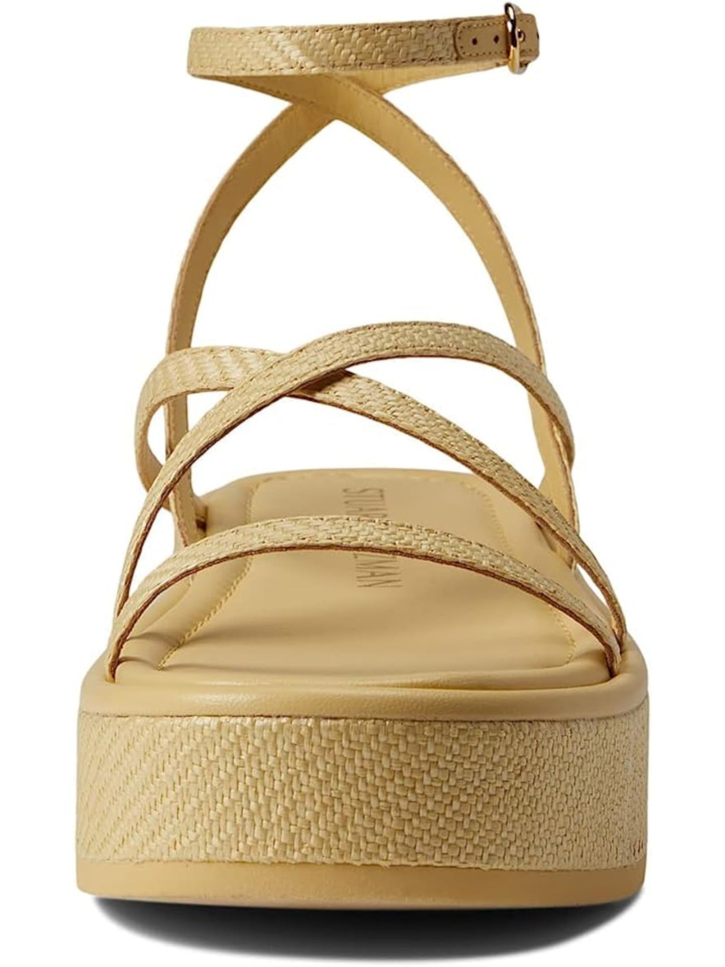 Stuart Weitzman Summerlift Platform Sandal Wheat 8.5 B