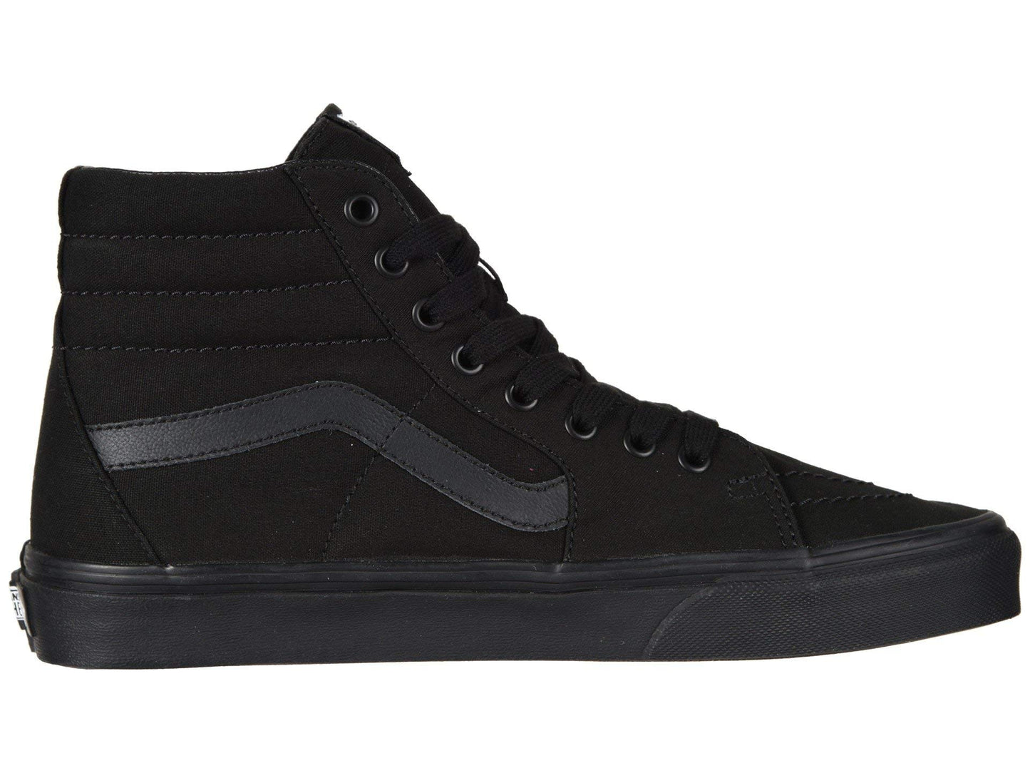 Vans SK8-HI Black-Black,Size 6.5 M US Women / 5 M US Men