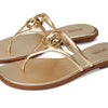 Michael Kors Hampton Flat Sandal Pale Gold 8 M