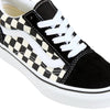 Vans Girls Old Skool Suede Lace Up Skate Shoes B/W 1 Medium (B,M) Little Kid