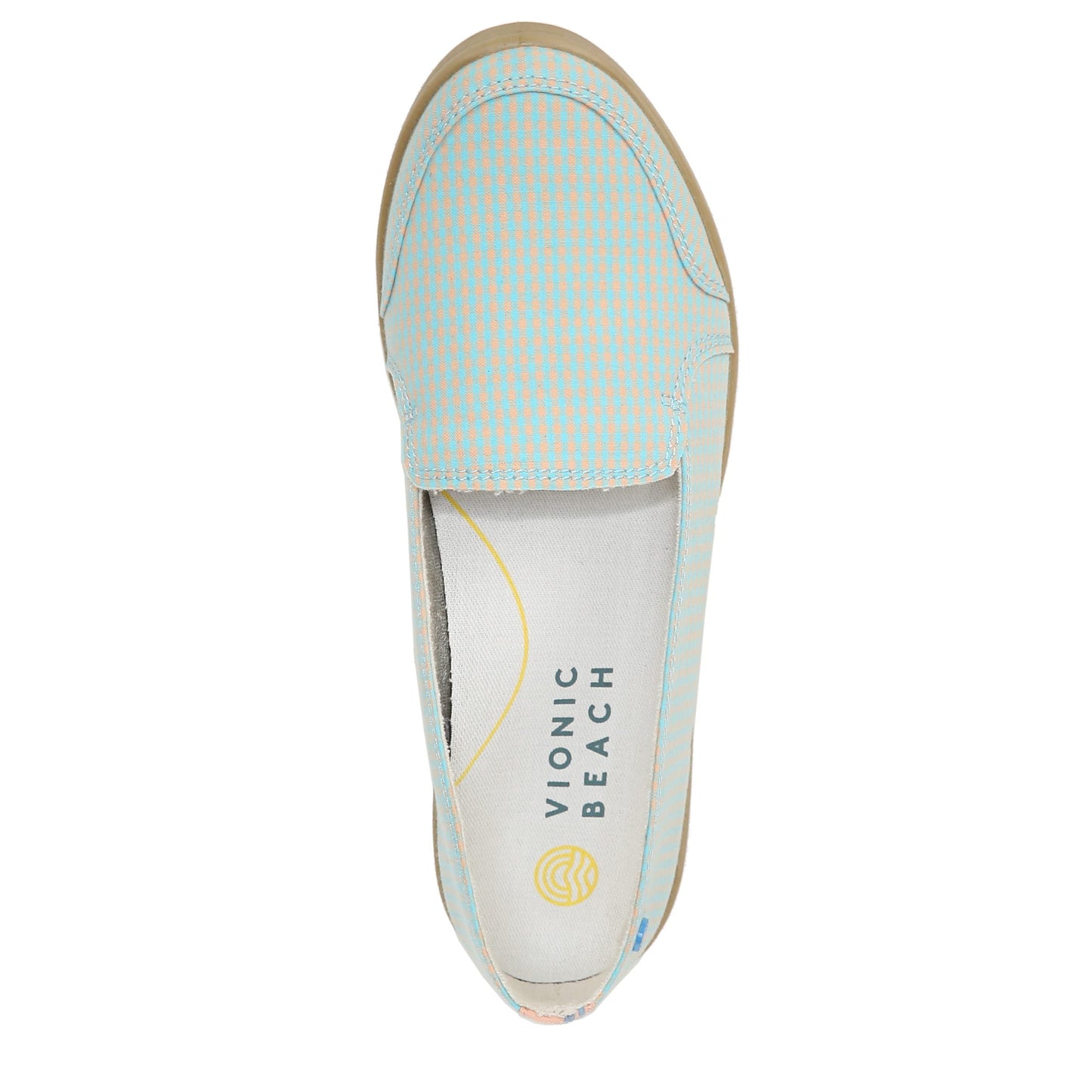 Vionic Beach Manzanita Ballard Blue Gingham 8.5 W