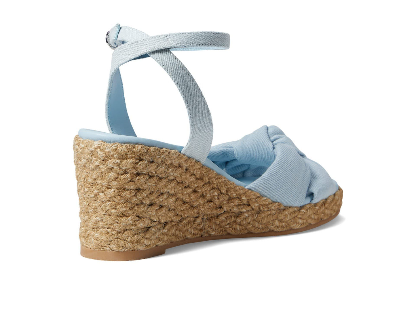 Stuart Weitzman Playa Espadrille Knot Wedge Light/Natural 8 B