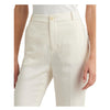 Lauren Ralph Lauren Women's Linen-Blend Twill Pants Mascarpone Cream 16
