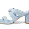 Stuart Weitzman Playa 75 Knot Block Slide Light 7 B