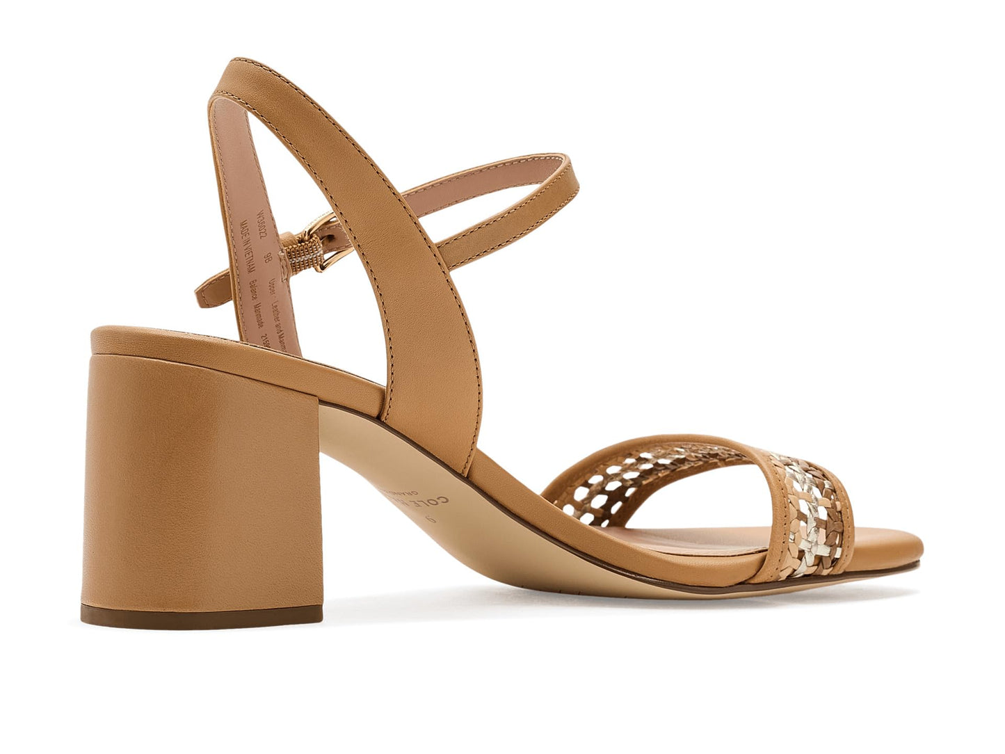 JOSIE BLOCK HEEL SANDAL (65MM), BRITISH TAN LEATHER, 8-B US