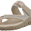 Skechers Women's Reggae Trailway Flip Flop, Dark Natural, 6.5 M US