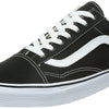 Vans Adult Unisex Old Skool Shoes, Size 7/8.5, Color (1WX) (Canvas) Black/True White