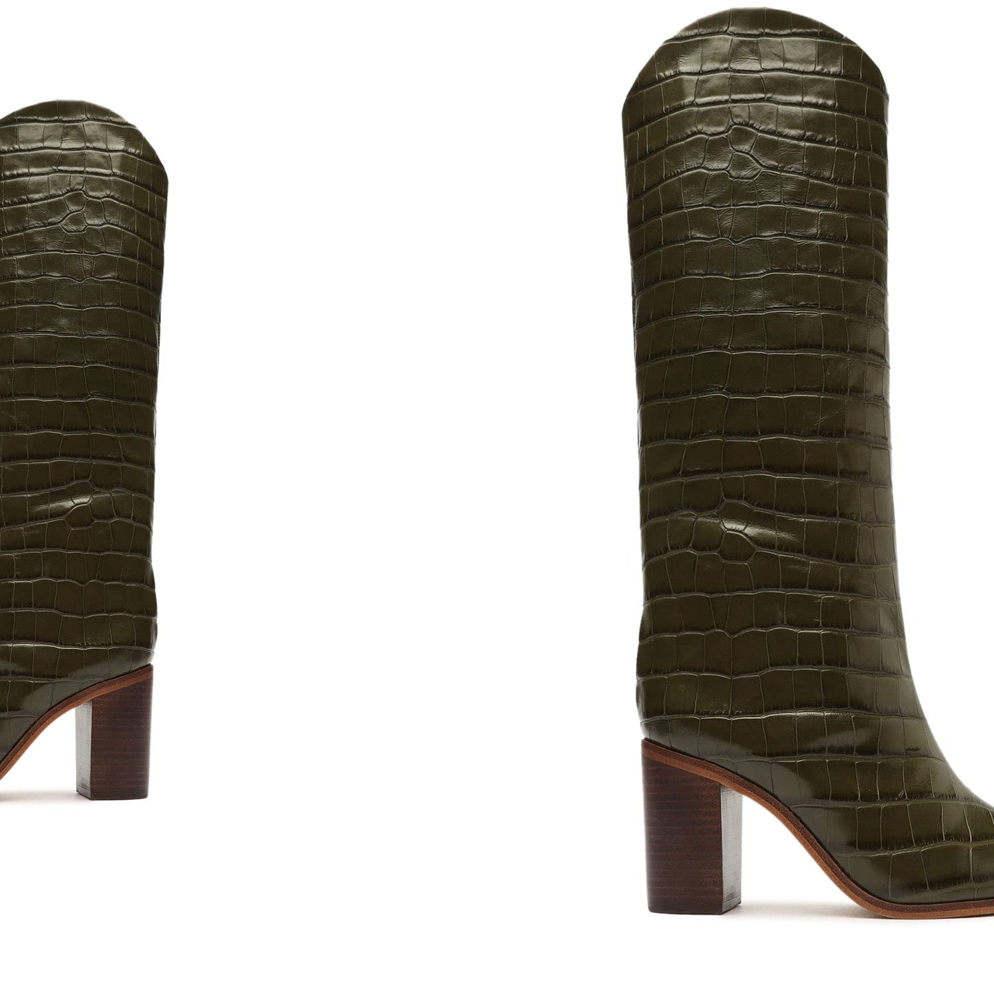 SCHUTZ Maryana Block Military Green 8 M