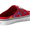 Vans Authentic Mule (Overspray) Racing Red/True White Men's 7, Women's 8.5 Medium