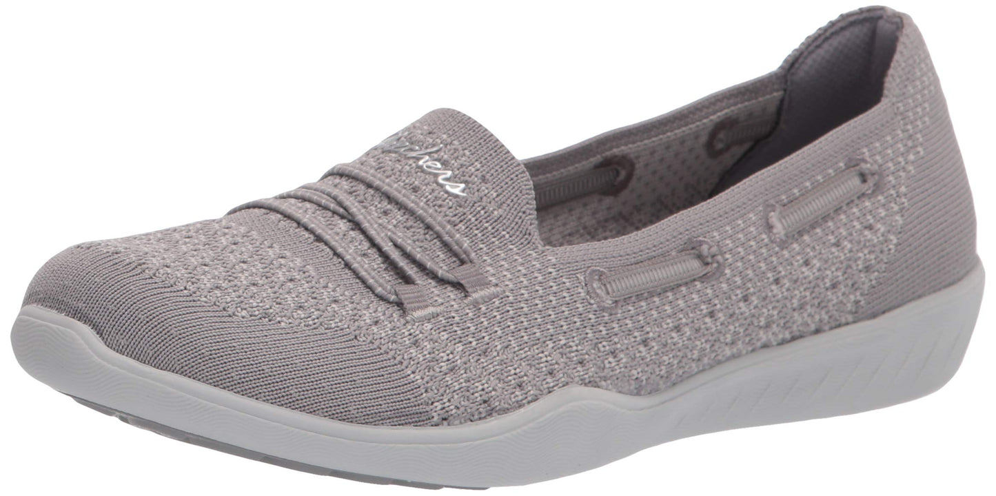 Skechers womens Newbury Street - Easily Adored Sneaker, Gry, 7.5 US