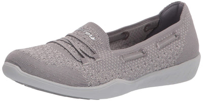 Skechers womens Newbury Street - Easily Adored Sneaker, Gry, 7.5 US