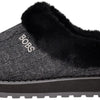 Skechers BOBS Women's Keepsakes Delight Slipper, Charcoal/Black, 7 W US