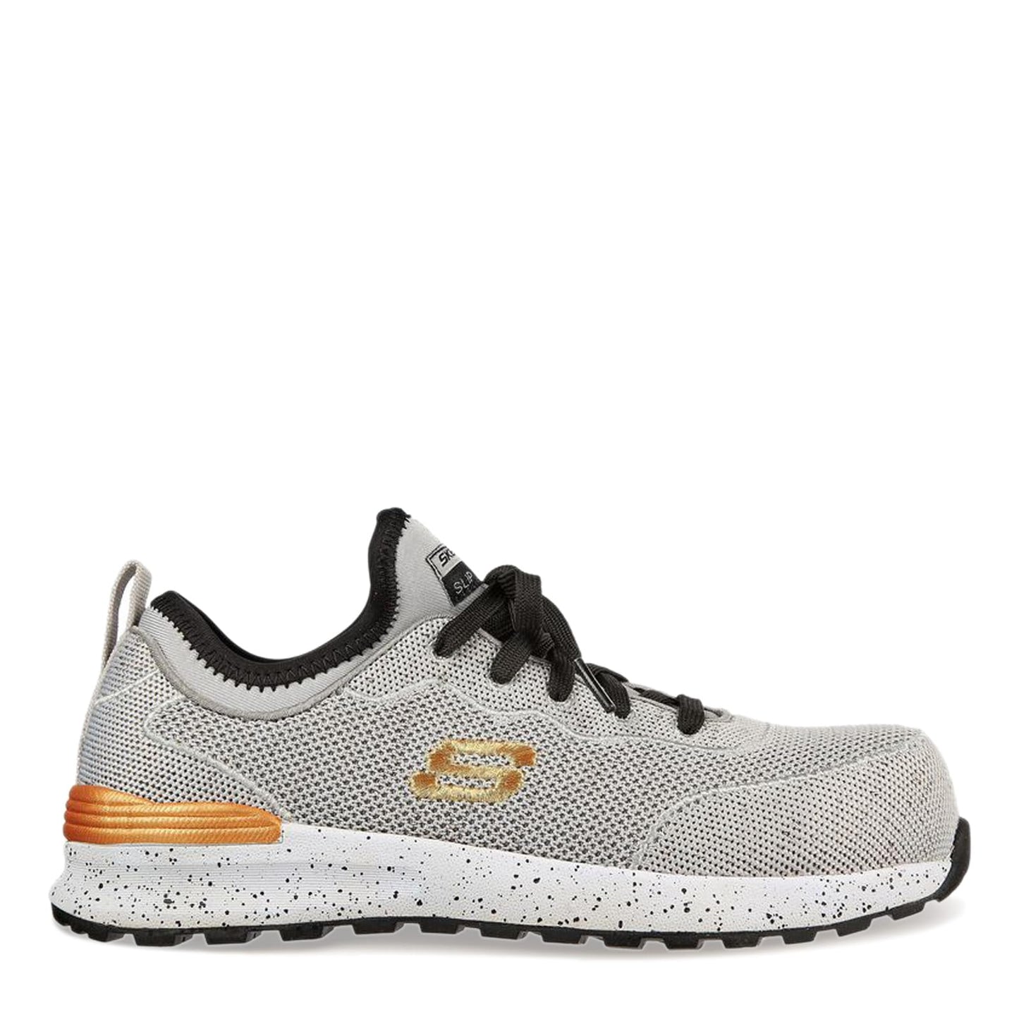 Skechers womens Bulkin Balran 108033 Industrial Shoe, Gray/Black, 9 US