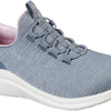 Skechers Women's Ultra Flex 2.0 - Delightful Spot Sneaker, Gray/Pink, 7.5