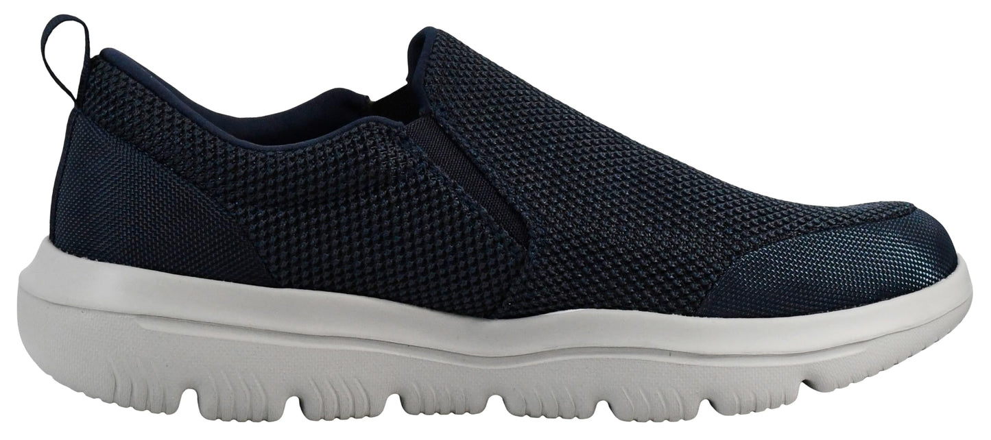 Skechers Men's Go Walk Evolution Ultra Impeccable Sneaker, Navy/Gray, 12.5