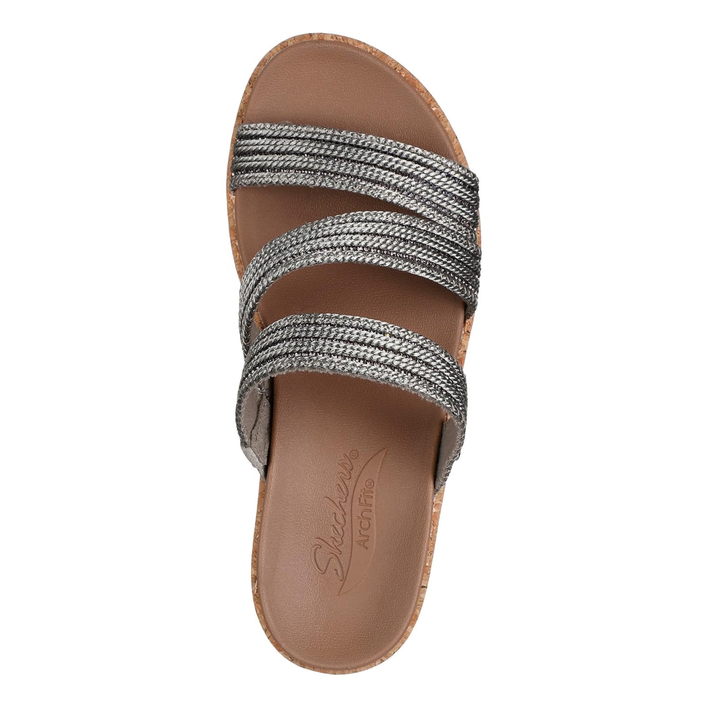 Skechers Women's Arch Fit BeverleeSneaker, Pewter, 7 US