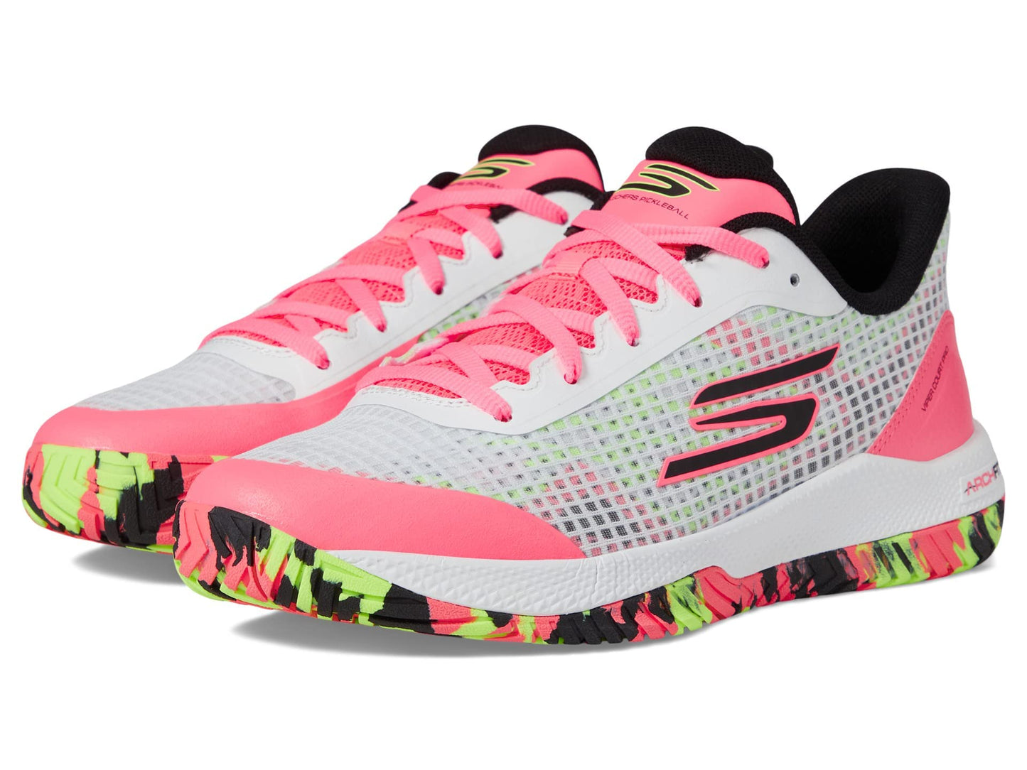 Skechers Go Train Arch Fit Viper Court Pro - Pickleball White/Multi 11 D (M)
