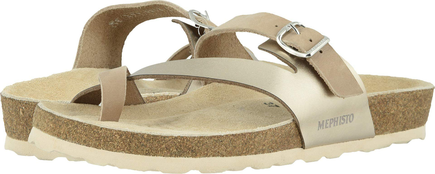 Mephisto Nalia Light Taupe Nubuck/Platinum Star EU 42 (US Women's 12) B (M)