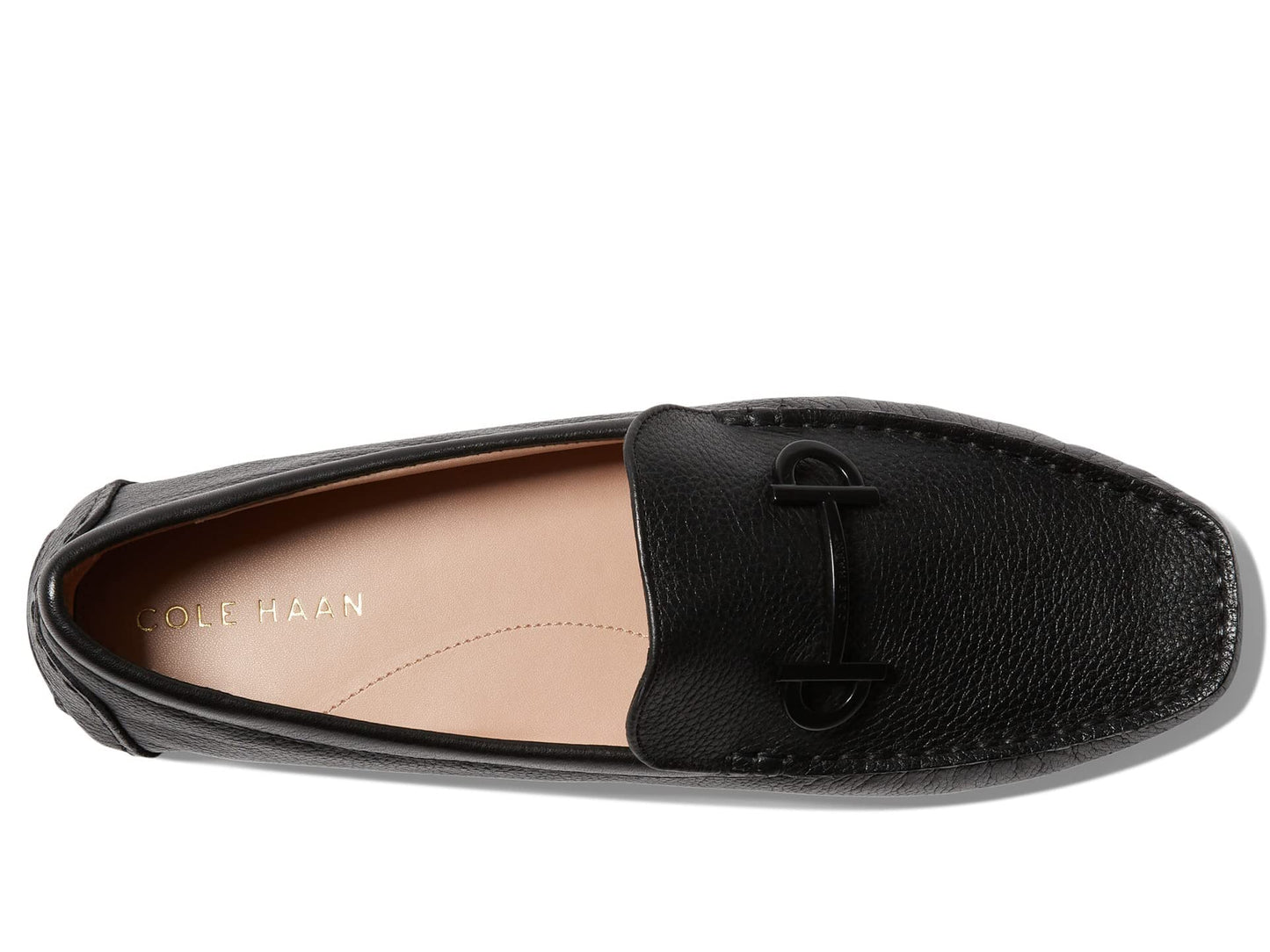 Cole Haan Tully Driver Black Leather 7.5 B (M)