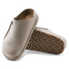 Birkenstock Women's Zermatt 365 Suede Clogs, Stone Coin, Grey, 7 Narrow US