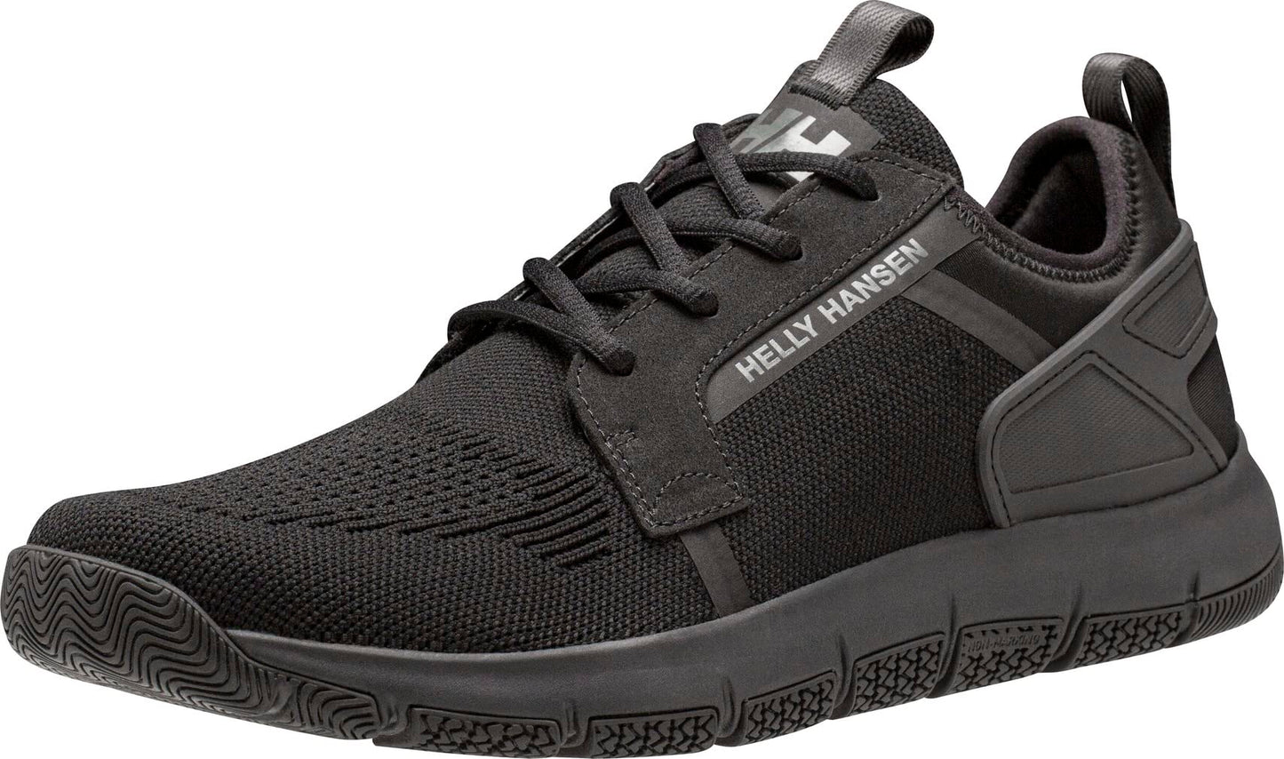 Helly-Hansen Womens Henley Lightweight Breathable Sailing Watersports Shoes, 990 Black/Gunmetal, 8.5