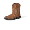 Amazon Essentials Men's Square Toe Western Cowboy Boots, Tan, 11.5