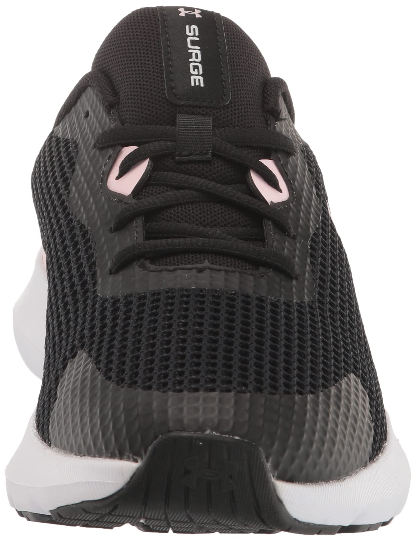 Under Armour Womens Surge 3 Running Shoe, (007) Black/Prime Pink/Prime Pink, 10 US