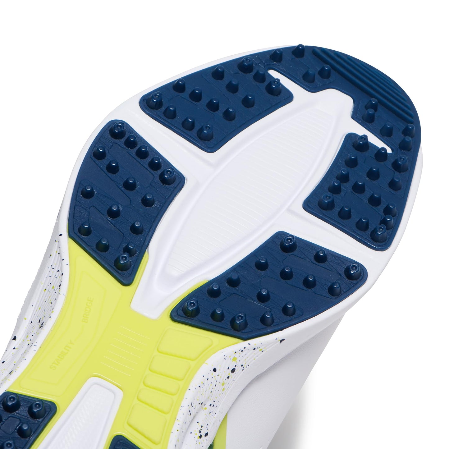 FootJoy Men's FJ Fuel Previous Season Style Golf Shoe, White/Blue/Green, 10 Wide