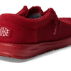 Hey Dude® Kids Wally Funk Mono Toddler Shoes – Textile Construction – Foam Insole – Round Toe Red 5 Toddler Medium