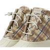 Sperry Women's Saltwater Wool Rain Boot, Ivory Plaid, 7.5
