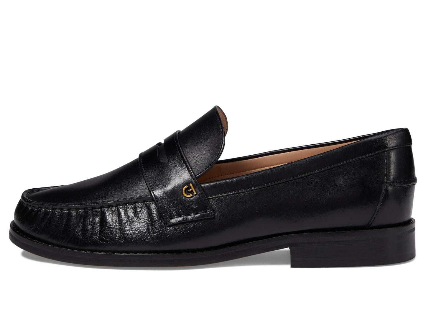 Cole Haan Women's Lux Pinch Penny Loafers, Scarab Leather, 9.5 Wide