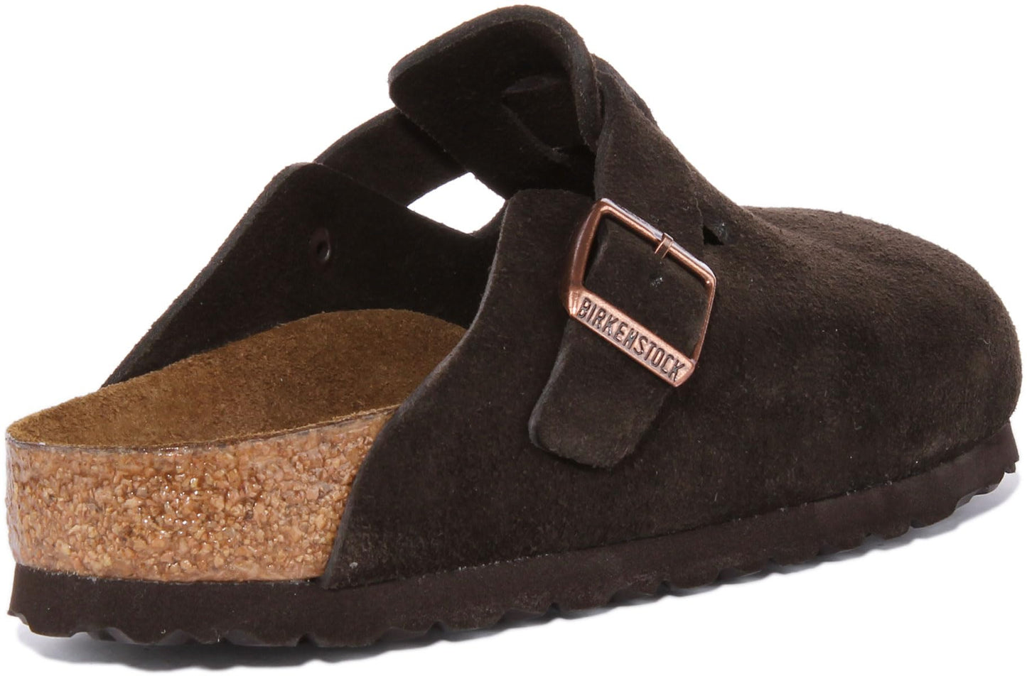 Birkenstock Classic Boston Unisex Adult Clogs, Brown Mocha Wb, 37 EU Schmal