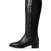 Blondo Women's Starling Waterproof Women's Comfortable Fashion Boot, Black Leather, 7.5